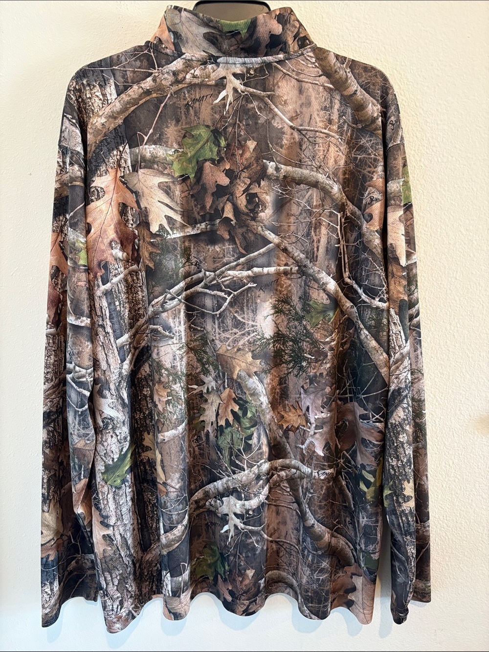 Cabela's Camouflage Quarter zip jacket - Picture 3 of 4